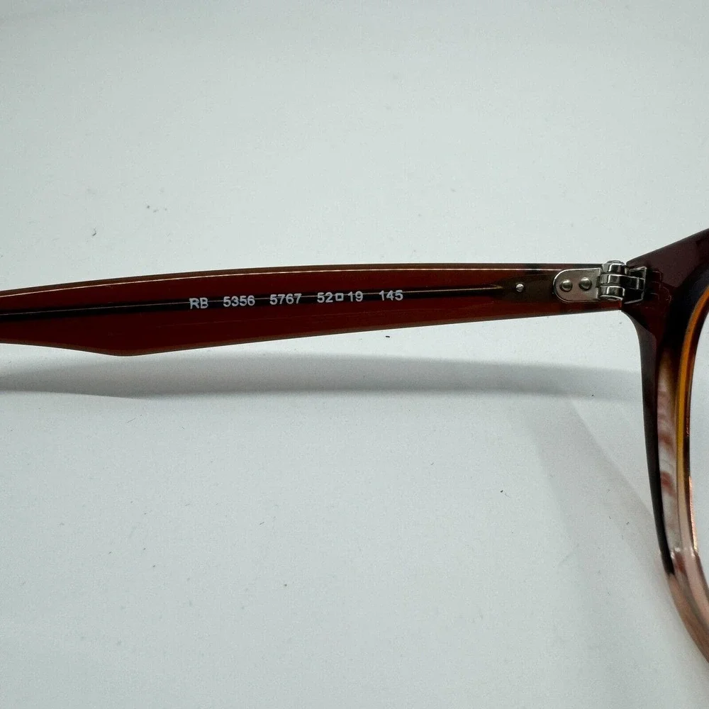Ray-Ban Unisex Brown RB 5356 5767 52 19 145‎ Eyeglasses Plastic Frame H10494